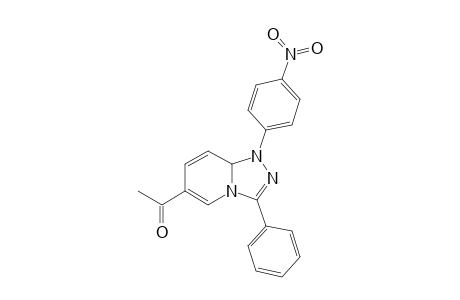 1-(4'-Nitrophenyl)-3-phenyl-6-acetyl-1,8a-dihydro[1,2,4]triazolo[4,3-a]pyridine
