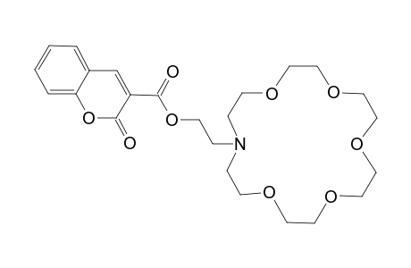 2-OXO-2H-CHROMENE-3-CARBOXYLIC-ACID-2-(1,4,7,10,13-PENTAOXA-16-AZA-CYCLOOCTADEC-16-YL)-ETHYLESTER