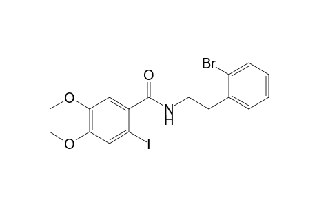 N-[2-(2-Bromophenyl)ethyl]-2-iodo-4,5-dimethoxybenzamide