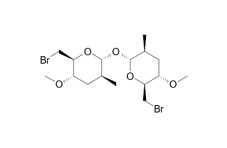 2H-Pyran, 2,2'-oxybis[6-(bromomethyl)tetrahydro-5-methoxy-3-methyl-, [2R-[2.alpha.(2'R*,3'S*,5'S*,6'S*),3.beta.,5.alpha.,6.beta.]]-