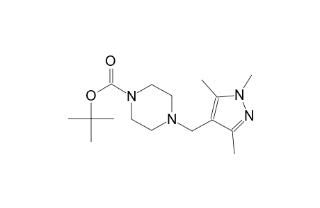 tert-butyl 4-[(1,3,5-trimethyl-1H-pyrazol-4-yl)methyl]-1-piperazinecarboxylate