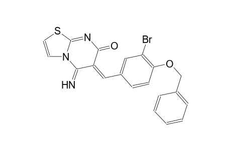 (6Z)-6-[4-(benzyloxy)-3-bromobenzylidene]-5-imino-5,6-dihydro-7H-[1,3]thiazolo[3,2-a]pyrimidin-7-one