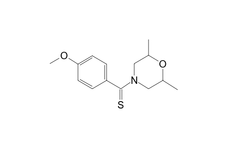 4-[(2,6-Dimethyl-4-morpholinyl)carbothioyl]phenyl methyl ether