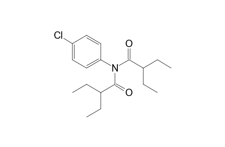 N-(4-Chlorophenyl)-2-ethyl-N-(2-ethylbutanoyl)butanamide
