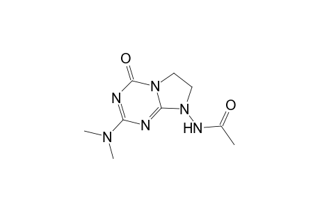 N-(2-(Dimethylamino)-4-oxo-6,7-dihydroimidazo[1,2-a][1,3,5]triazin-8(4H)-yl)acetamide