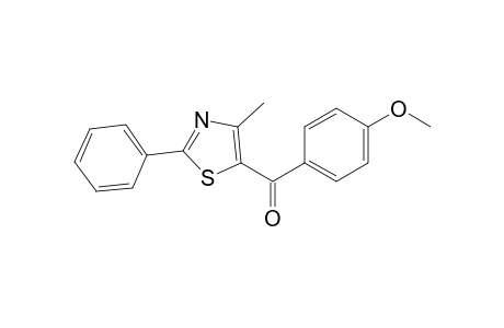 (4-methoxyphenyl)-(4-methyl-2-phenyl-1,3-thiazol-5-yl)methanone