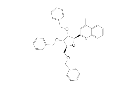 4-METHYL-2-(2',3',5'-TRI-O-BENZYL-D-RIBOFURANOSYL)-QUINOLINE