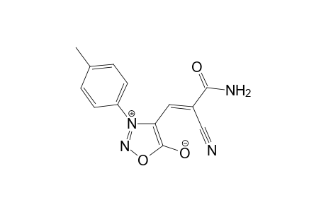 2-cyano-3-(3-(4-methylphenyl)sydnon-4-yl)acrylamide
