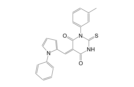 (5Z)-1-(3-methylphenyl)-5-[(1-phenyl-1H-pyrrol-2-yl)methylene]-2-thioxodihydro-4,6(1H,5H)-pyrimidinedione