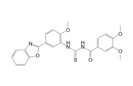 N-[5-(1,3-benzoxazol-2-yl)-2-methoxyphenyl]-N'-(3,4-dimethoxybenzoyl)thiourea