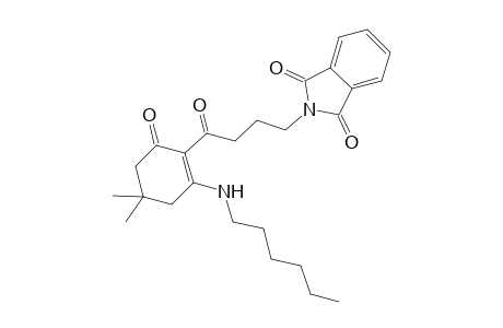 2-[4-[2-(hexylamino)-4,4-dimethyl-6-oxidanylidene-cyclohexen-1-yl]-4-oxidanylidene-butyl]isoindole-1,3-dione