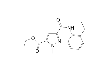 ethyl 3-[(2-ethylanilino)carbonyl]-1-methyl-1H-pyrazole-5-carboxylate