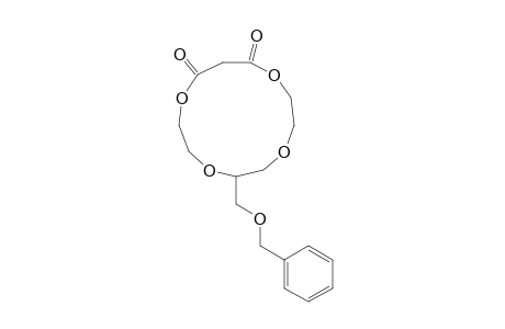 5-(BENZYLOXY)-METHYL-1,4,7,10-TETRAOXA-CYCLOTRIDECANE-11,13-DIONE
