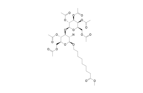 8-METHOXYCARBONYLOCTYL-(2,3,4,6-TETRA-O-ACETYL-BETA-D-GALACTOPYRANOSYL)-(1->3)-4,6-DI-O-ACETYL-2-AMINO-2-DEOXY-BETA-D-GLUCOPYRANOSIDE
