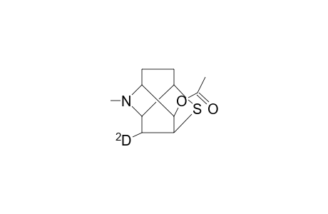 2,5-Methanothieno[3,2-b]pyridin-3-D-8-ol, octahydro-4-methyl-, acetate (ester),