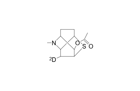 2,5-Methanothieno[3,2-b]pyridin-3-D-8-ol, octahydro-4-methyl-, acetate (ester),