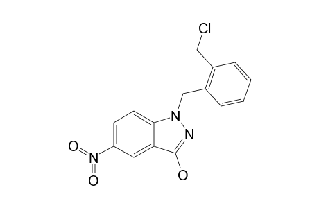 1-[2'-(CHLOROMETHYL)-BENZYL]-3-HYDROXY-5-NITROINDAZOLE