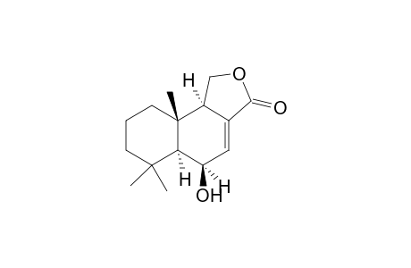 (5R,5aS,9aR,9bR)-5-hydroxy-6,6,9a-trimethyl-5,5a,7,8,9,9b-hexahydro-1H-benzo[e]isobenzofuran-3-one