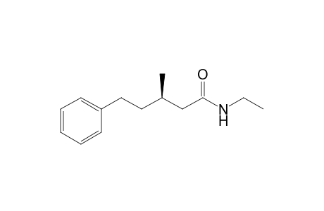 (3R)-N-ethyl-3-methyl-5-phenyl-pentanamide