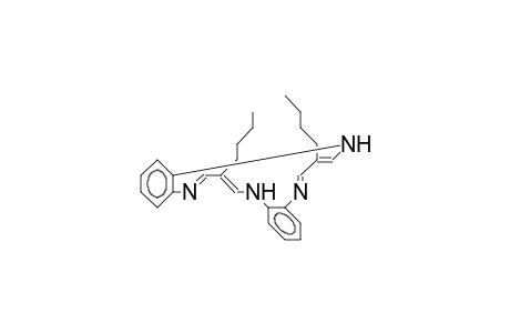 7,16-Dibutyl-5,14-dihydrodibenzo-ub, ie-5,9,14,18-tetraaza-(14)-annulene