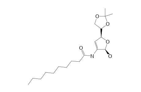 2-DECANOYLAMINO-2,3-DIDEOXY-5,6-O-ISOPROPYLIDENE-D-ERYTHRO-HEX-2-ENOFURANOSE