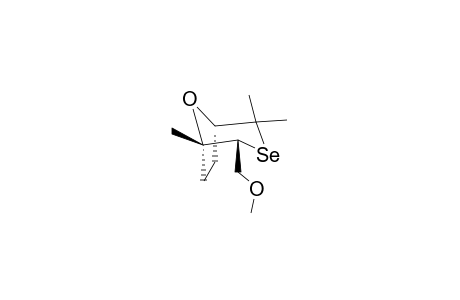 2-EXO-(METHOXYMETHYL)-1,4,4-TRIMETHYL-8-OXA-3-SELENA-BICYClO-[3.2.1]-OCTANE