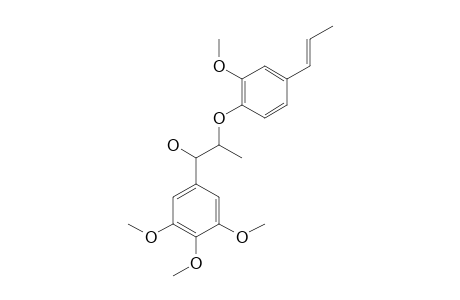 (+/-)-THREO-1-(3,4,5-TRIMETHOXYPHENYL)-2-(2'-METHOXY-4'-(E)-PROPENYLPHENOXY)-PROPAN-1-OL;SURENAMESIN