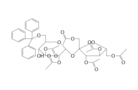 1,3,4,6-Tetra-O-acetylhex-5-ulofuranosyl 2,3-di-O-acetyl-6-O-tritylhexopyranoside