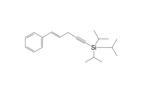 (E)-Triisopropyl(5-phenylpent-4-en-1-yn-1-yl)silane