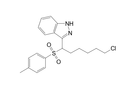 3-{[1'-(p-Methylphenyl)sulfonyl]-6'-chlorohexyl}-1H-indazole
