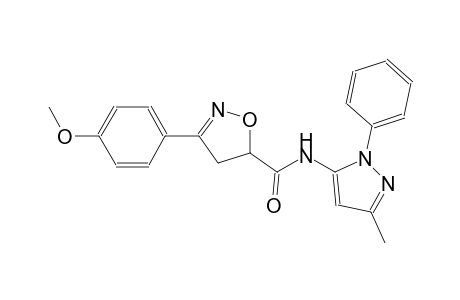 5-isoxazolecarboxamide, 4,5-dihydro-3-(4-methoxyphenyl)-N-(3-methyl-1-phenyl-1H-pyrazol-5-yl)-