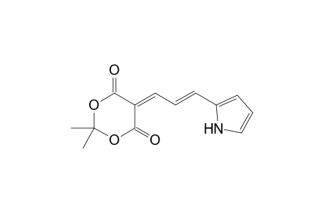 2,2-Dimethyl-5-[(E)-3-(1H-pyrrol-2-yl)prop-2-enylidene]-1,3-dioxane-4,6-dione