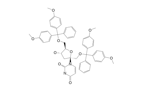 1-[3'-DEOXY-1',6'-DI-O-(4,4'-DIMETHOXYTRITYL)-BETA-D-PSICOFURANOSYL]-URACIL