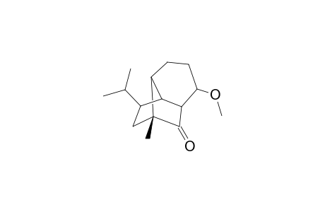 10-Isopropyl-5-methoxy-8-methyltricyclo[4.4.0.0(2,8)]decan-7-one