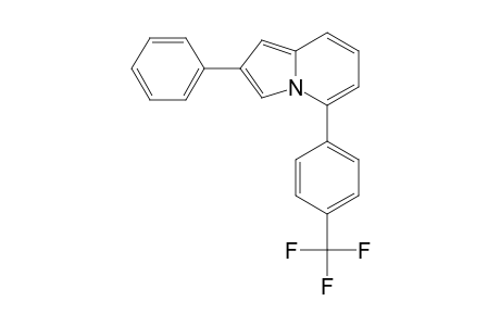 2-Phenyl-5-(4-(trifluoromethyl)phenyl)indolizine