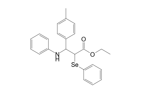 Ethyl 3-(phenylamino)-2-(phenylseleno)-3-(4-methylphenyl)propionate