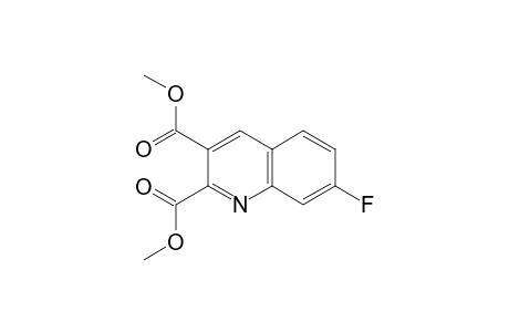 2,3-Quinolinedicarboxylic acid, 7-fluoro-, dimethyl ester