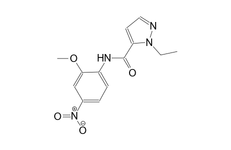 1-ethyl-N-(2-methoxy-4-nitrophenyl)-1H-pyrazole-5-carboxamide