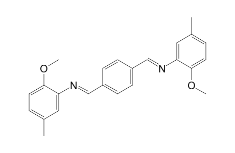 N,N'-(p-phenylenedimethylidyne)bis[5-methyl-o-anisidine]