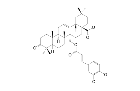 MYRICERIC-ACID-A;3-OXO-27-TRANS-CAFFEOYLOXY-OLEAN-12-EN-28-OIC-ACID