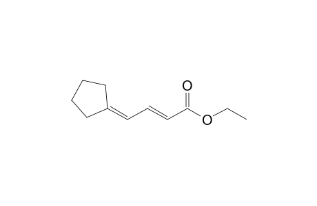 (E)-4-cyclopentylidene-2-butenoic acid ethyl ester