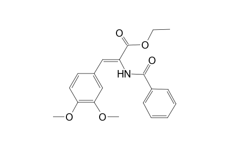 Ethyl (2Z)-2-(benzoylamino)-3-(3,4-dimethoxyphenyl)-2-propenoate