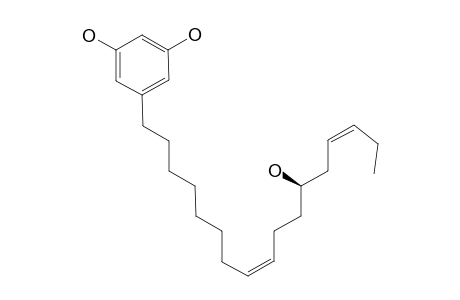 5-(12'-(S)-HYDROXY-8',14'-HEPTADECADIENYL)-RESORCINOL