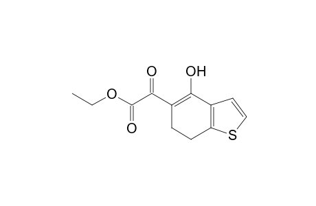 6,7-dihydro-4-hydroxybenzo[b]thiophene-5-glyoxylic acid, ethyl ester