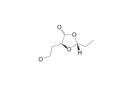 2-[(4S)-2-ETHYL-5-OXO-1,3-DIOXOLAN-4-YL]-ETHANOL;CIS-ISOMER