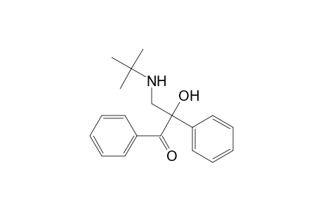 1-Propanone, 3-[(1,1-dimethylethyl)amino]-2-hydroxy-1,2-diphenyl-