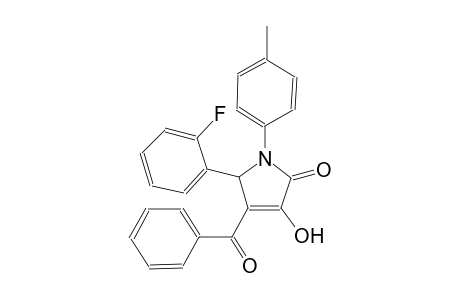 4-benzoyl-5-(2-fluorophenyl)-3-hydroxy-1-(4-methylphenyl)-1,5-dihydro-2H-pyrrol-2-one
