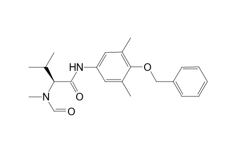 (S)-(-)-N-Methyl-N-[1-[N'-(4-benzyloxy-3,5-dimethylphenylamino)-1-oxo-3-methylbut-2-yl]amino]formamide