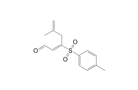 (E)-5-methyl-3-tosyl-2,5-hexadienal