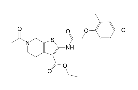 6-Acetyl-2-[[2-(4-chloro-2-methyl-phenoxy)acetyl]amino]-5,7-dihydro-4H-thieno[2,3-c]pyridine-3-carboxylic acid ethyl ester